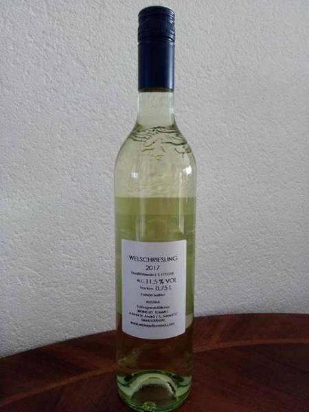 Steirischer Weiswein Welschriesling